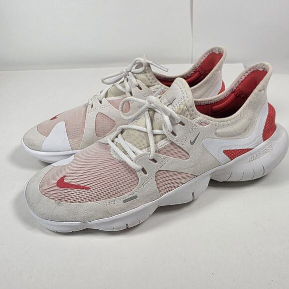 Genuine Nike Free RN 5.0 Gray/ White/ Pink Size 8.5 Women’s Running Shoes CD9435 - Picture 3 of 9